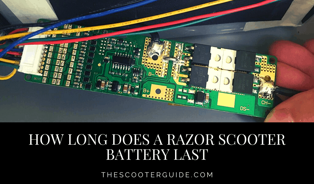 How long does a razor scooter battery last