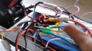 Image for loose wires on an electrical scooter