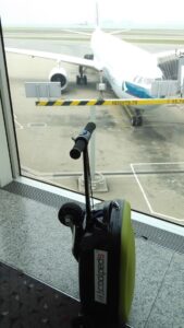 travel with electric scooter on plane