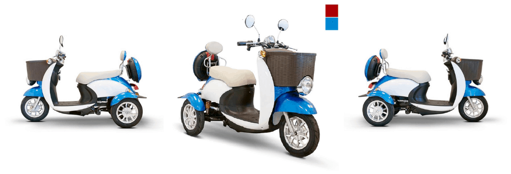 E-Wheels EW-11 - Best three-wheel electric scooter with seat