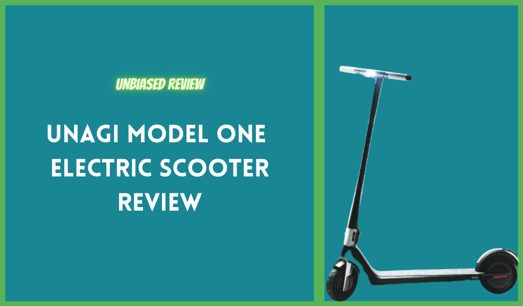 Unagi model one electric scooter review